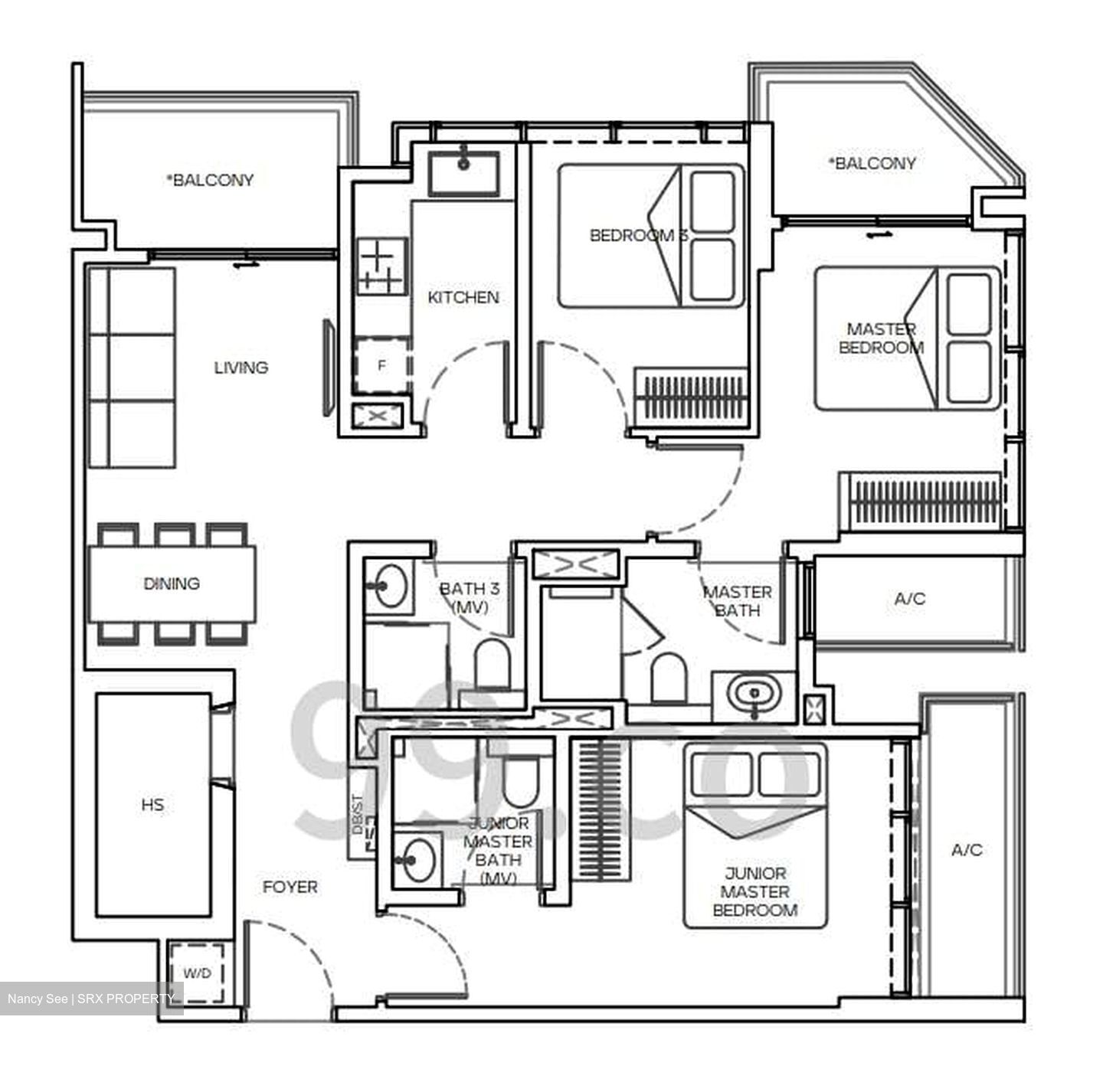 Mori (D14), Apartment #526124061